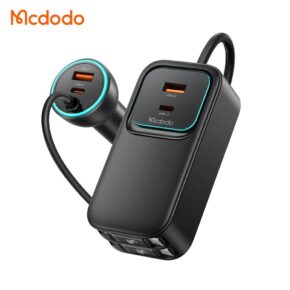 شارژر فندکی 6 پورت 135وات مک دودو مدل MCDODO CC-2131 با دسترسی صندلی عقب