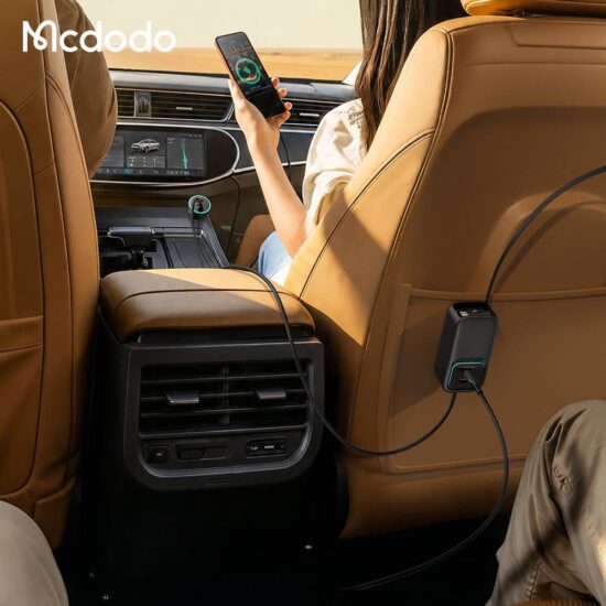 شارژر فندکی 6 پورت 135وات مک دودو مدل MCDODO CC-2131 با دسترسی صندلی عقب